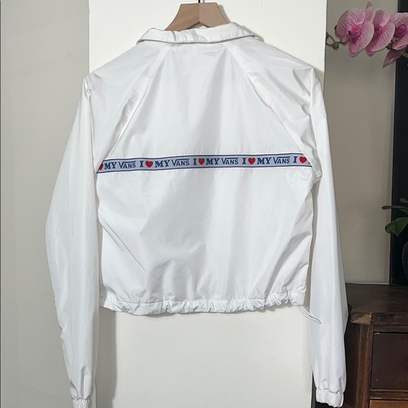 Vans White Half-Zip Pullover - Picture 6 of 10